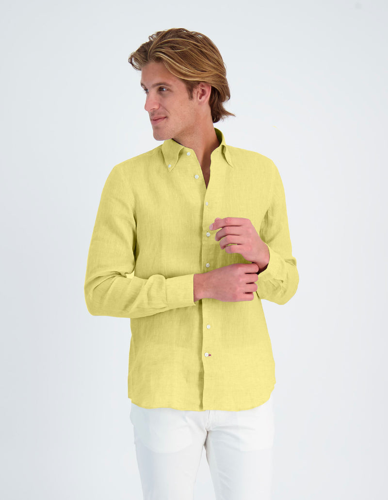 MONCEAU SOLID LINEN SHIRT