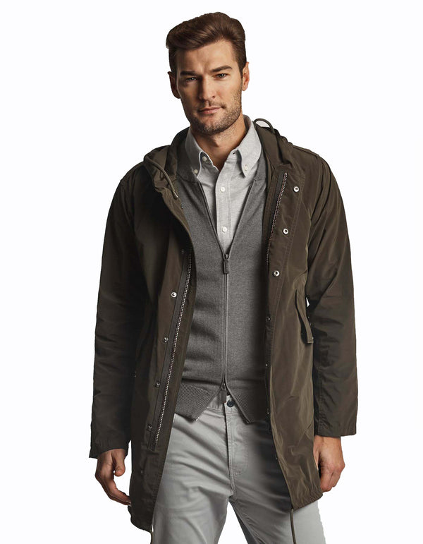 HOODED RAIN COAT