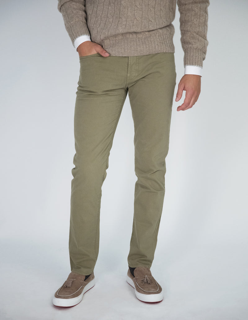 GRIMAUD 5 POCKET GARMENT DYED PANT