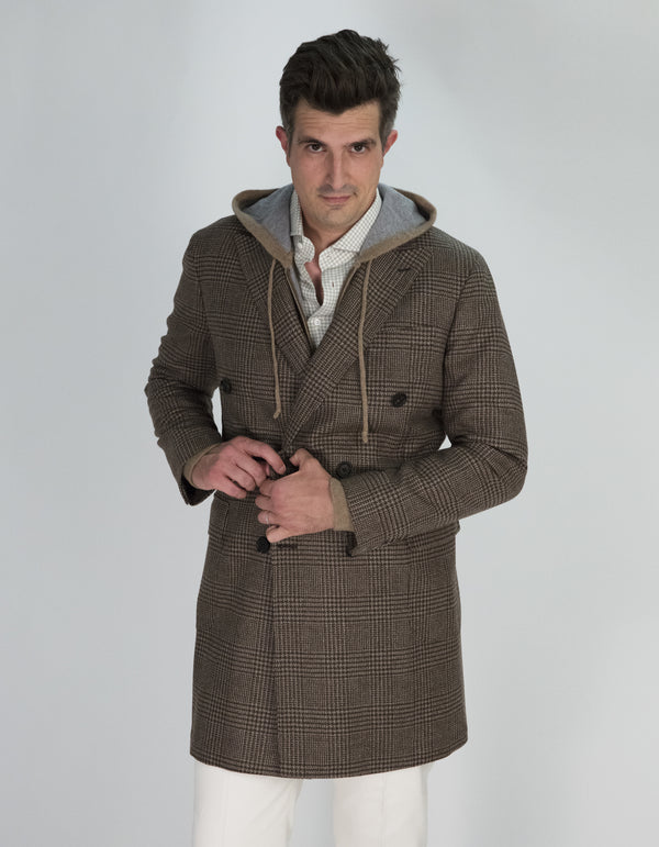 BRERA GLEN PLAID OVERCOAT