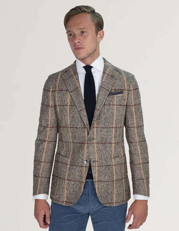 RUSSELL PLAID BLAZER