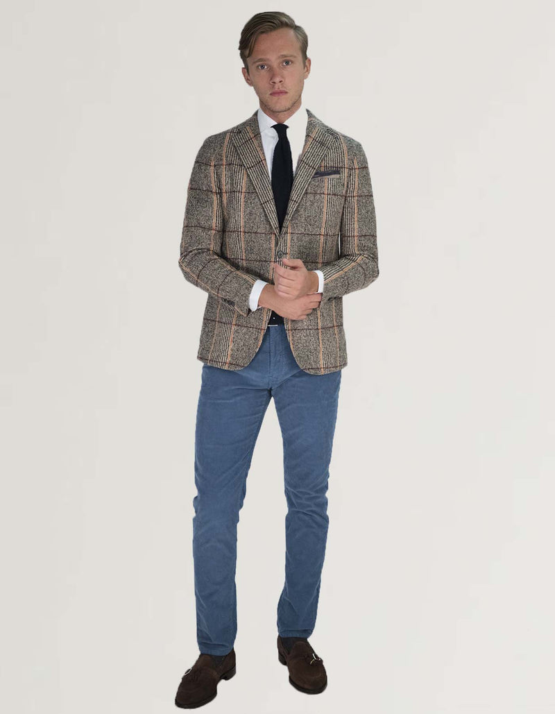 RUSSELL PLAID BLAZER