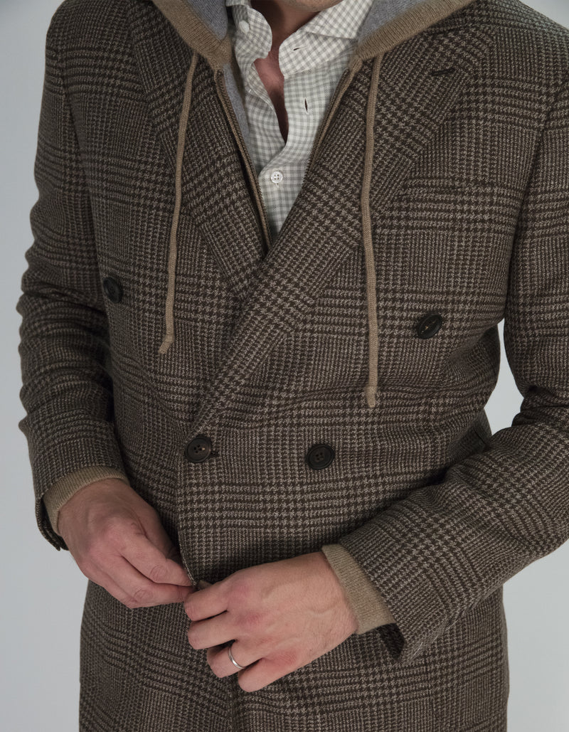 BRERA GLEN PLAID OVERCOAT