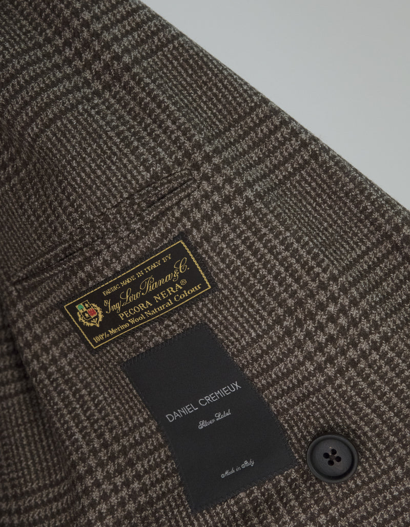 BRERA GLEN PLAID OVERCOAT