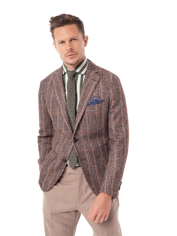 BABY ALPACA RUSSELL PLAID BLAZER